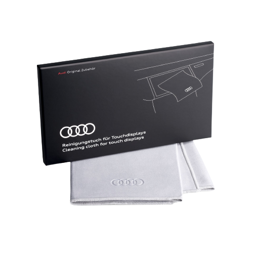 Original "SET" Audi Nachfüllpack Duftspender gelb & Reinigungstuch für Touchdisplays