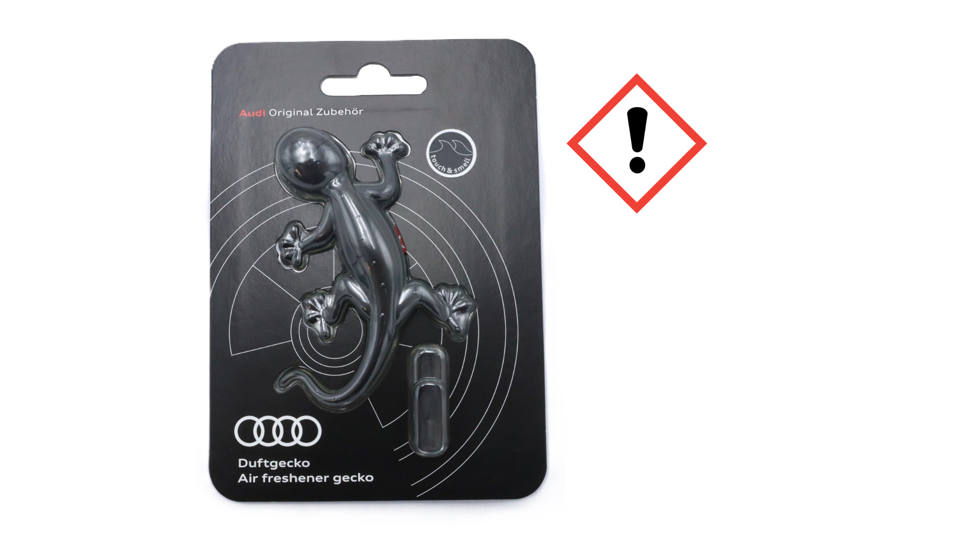 Original Audi Duftgecko schwarz, würzig Duftrichtung