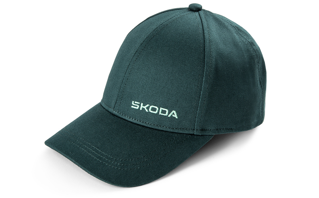 Original Skoda Baseballcap Emerald-Grün Cap Kappe