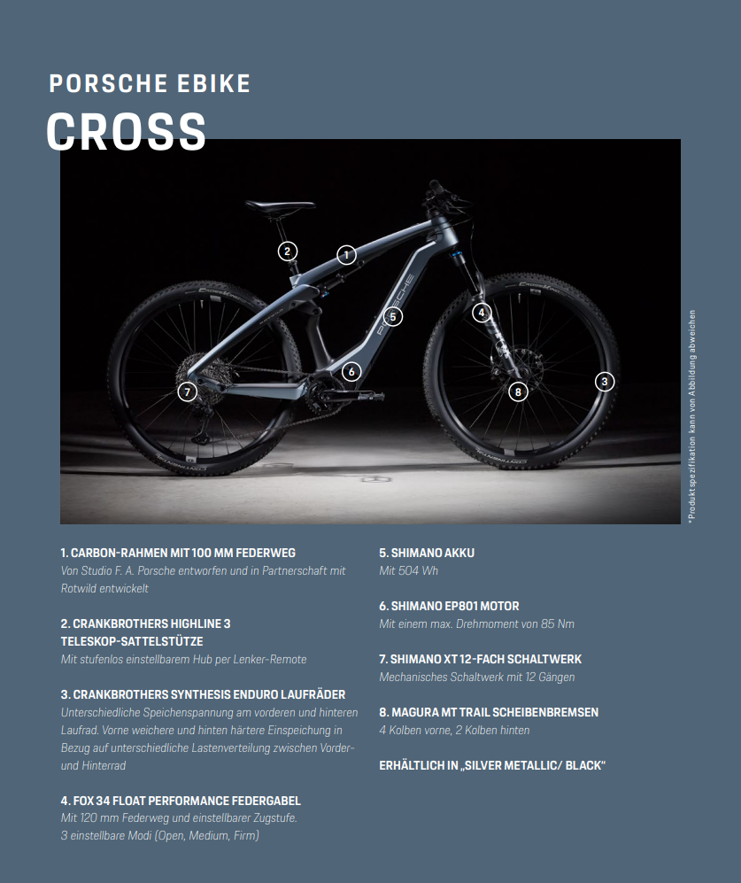 Porsche eBike Cross 3rd Gen.