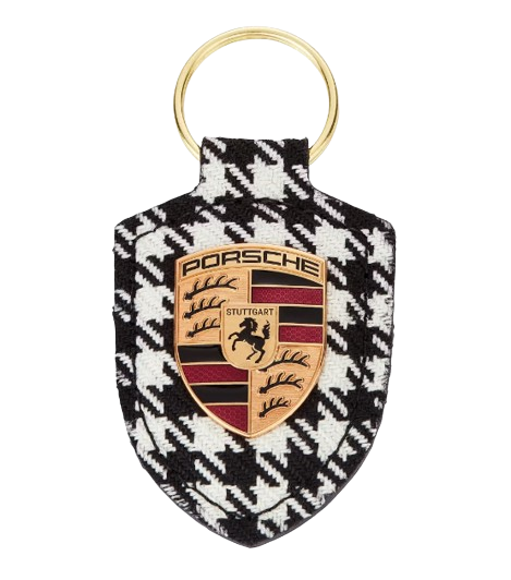 Porsche Schlüsselanhänger Wappen Pepita